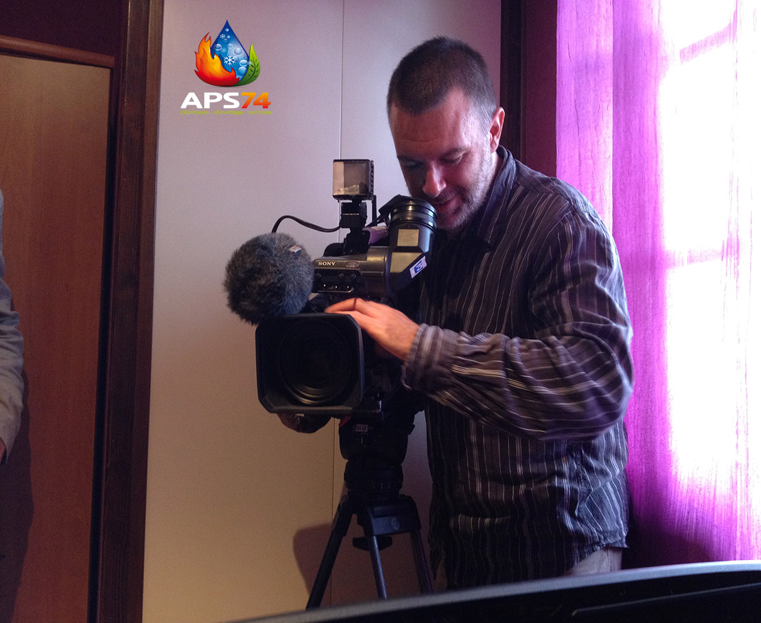 Tournage France3 bureau APS 74